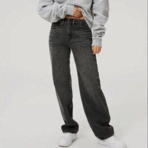 New Good American Jeans Womens 4/27 Black Good 90s Loose‎ Denim